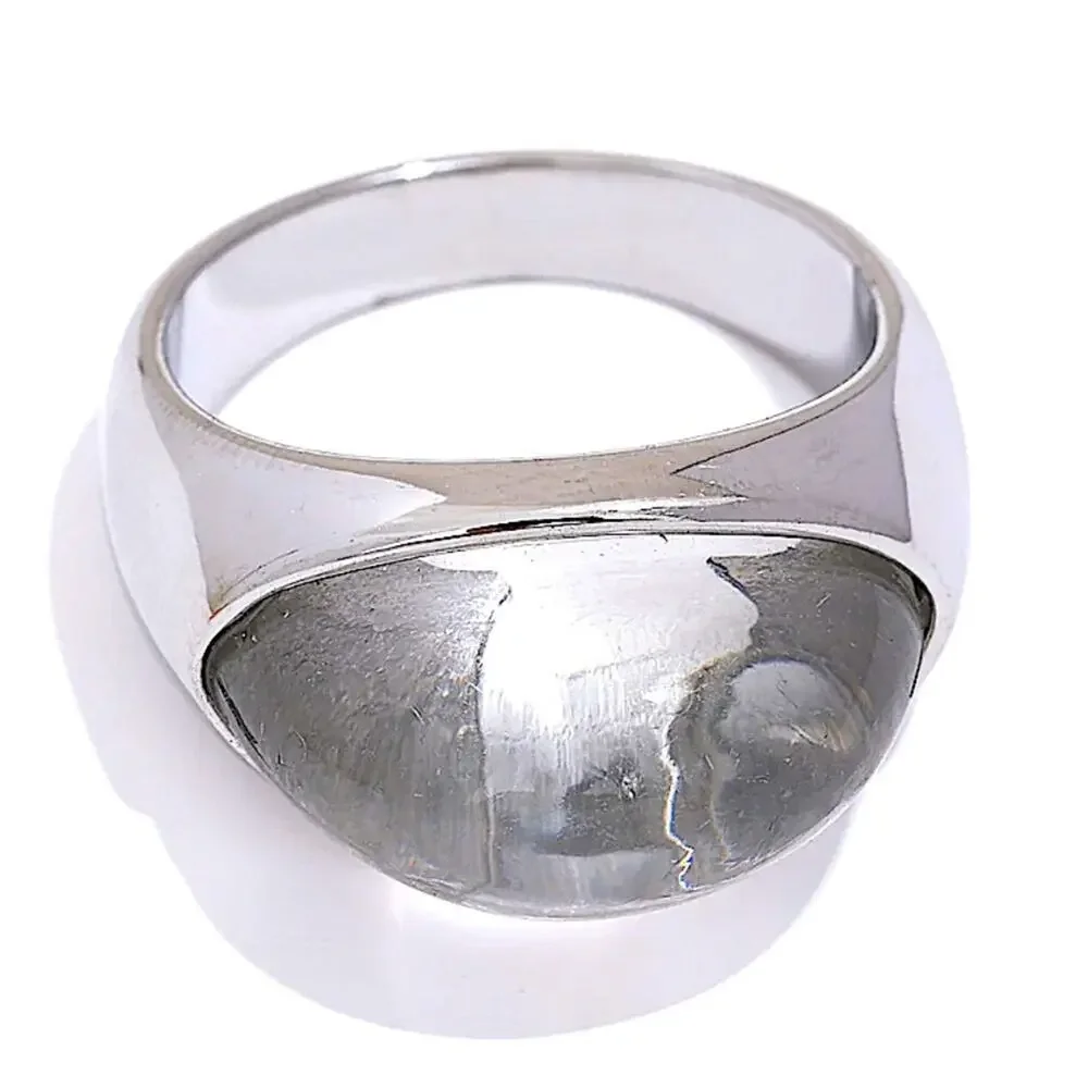 Spectra 18k gold classic fashion inlaid gemstone design simple style ring